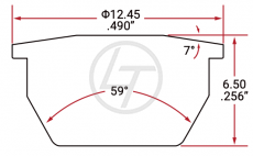 Сопло тетракоровое 0,33 мм тип Paser ECL