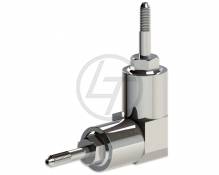 Вертлюг с поворотом на 90 градусов, 1/4"