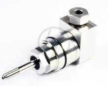 Вертлюг с поворотом на 90 градусов, 1/4"